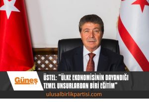 Read more about the article BAŞBAKAN ÜSTEL, BAKAN ÖZER İLE GÖRÜŞTÜ