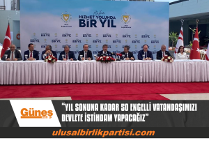 Read more about the article ÜNAL ÜSTEL: YIL SONUNA KADAR 50 ENGELLİ VATANDAŞIMIZI DEVLETE İSTİHDAM YAPACAĞIZ