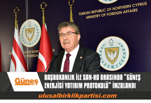 Read more about the article “GÜNEŞ ENERJİSİ YATIRIM PROTOKOLÜ” İMZALANDI