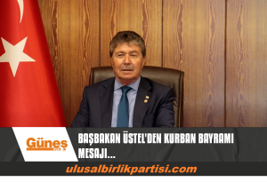Read more about the article BAŞBAKAN ÜSTEL, KURBAN BAYRAMI DOLAYISIYLA MESAJ YAYIMLADI