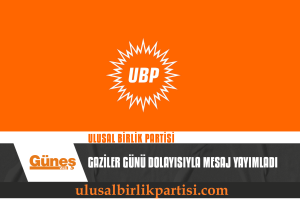 Read more about the article UBP’den ‘Gaziler Günü’ mesajı