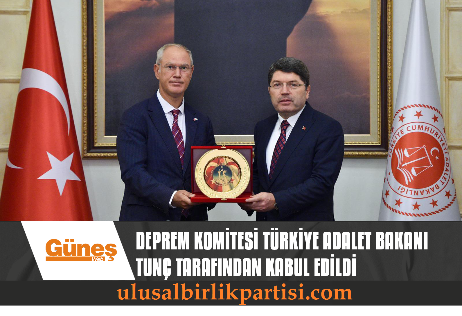 You are currently viewing Deprem Komitesi Türkiye Adalet Bakanı Tunç tarafından kabul edildi