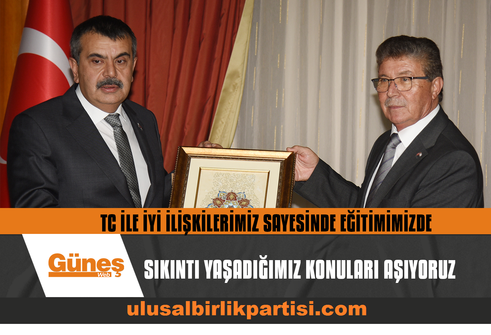 Read more about the article Başbakan Üstel, Türkiye Cumhuriyeti Milli Eğitim Bakanı Tekin’i kabul etti