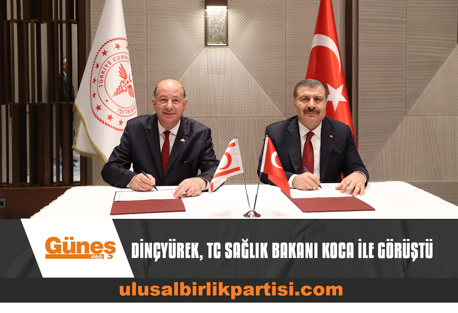 Read more about the article Dinçyürek, TC Sağlık Bakanı Koca ile görüştü