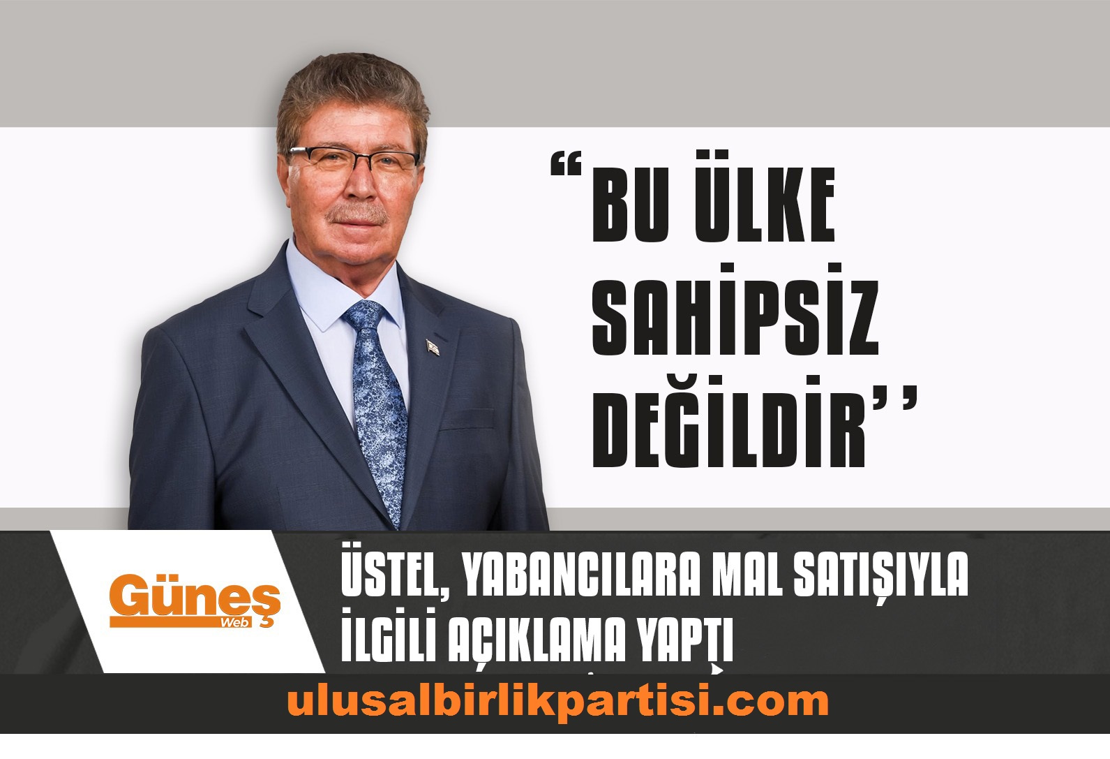 Read more about the article Üstel, Yabancılara Mal Satışıyla İlgili Açıklama Yaptı