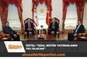 Read more about the article Üstel: “2024, Büyük Yatırımların Yılı Olacak”