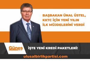 Read more about the article Başbakan Ünal Üstel, KKTC İçin Yeni Yılın İlk Müjdelerini Verdi: İşte Yeni Kredi Paketleri!
