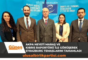 Read more about the article AKPA Heyeti Maraş ve Kıbrıs Raportörü ile Görüşerek Strazburg Temaslarını Tamamladı