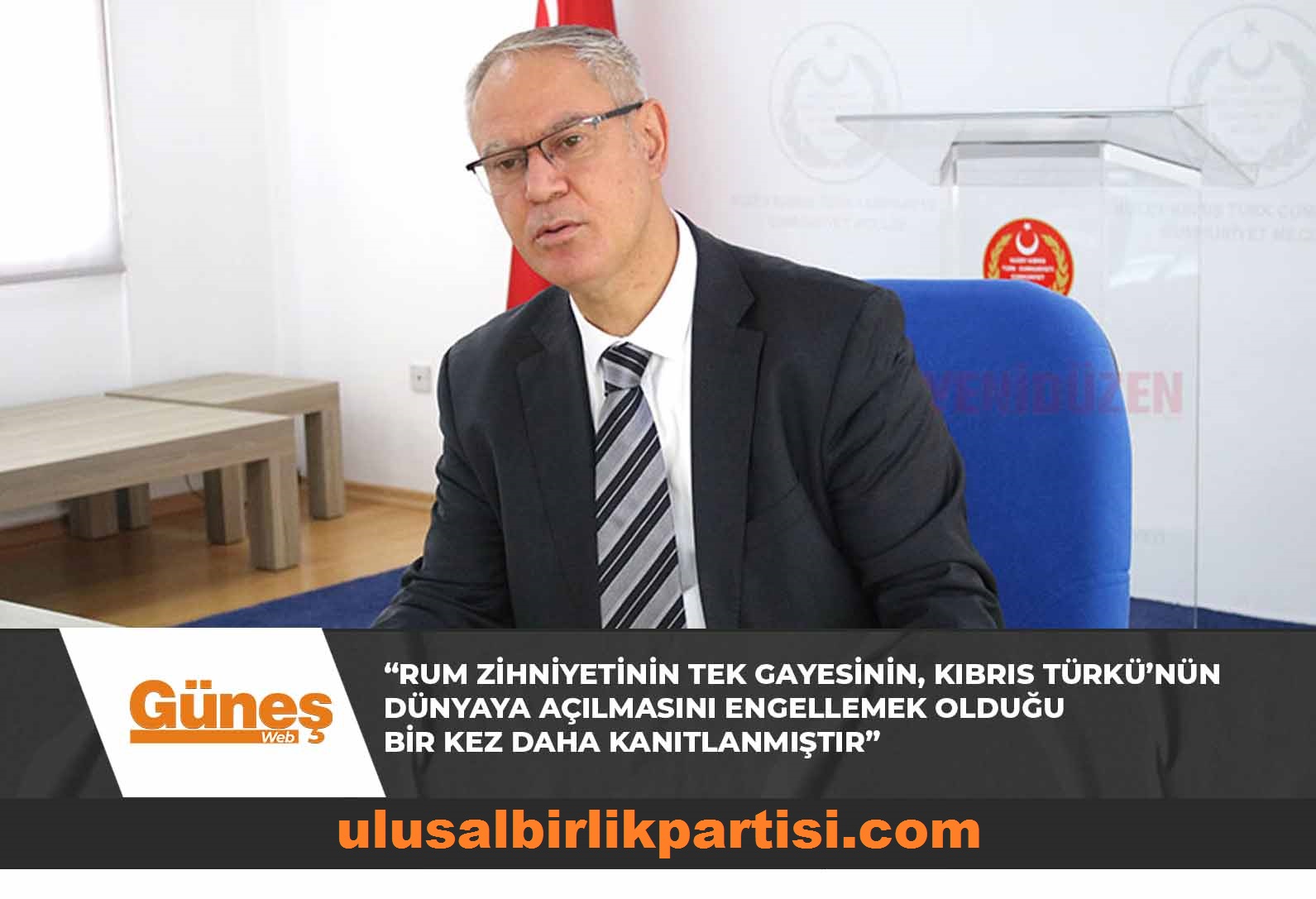 Read more about the article Hasipoğlu: “Rum zihniyetinin tek gayesinin, Kıbrıs Türkü’nün dünyaya açılmasını engellemek olduğu bir kez daha kanıtlanmıştır”