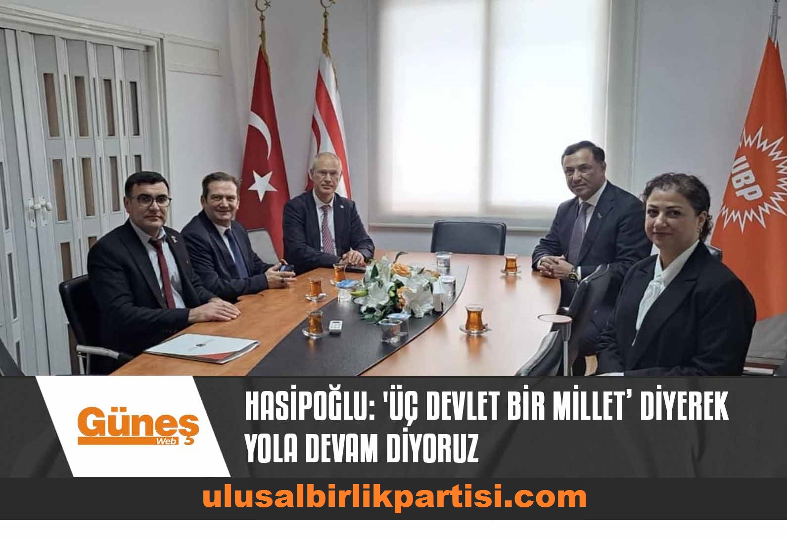 Read more about the article Hasipoğlu: ‘Üç devlet bir millet’ diyerek yola devam diyoruz
